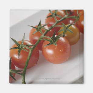 Aimant Plan rapproché des tomates sur un plateau