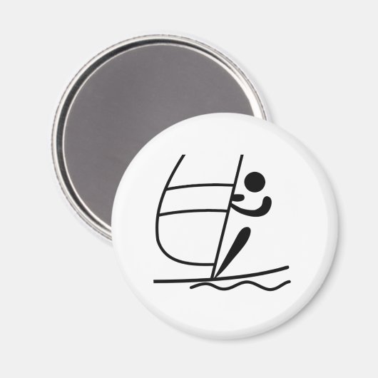 Aimant Planche à voile (Recto/Verso)