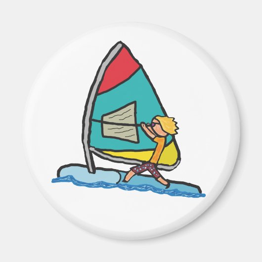 Aimant Planche à voile (Devant)