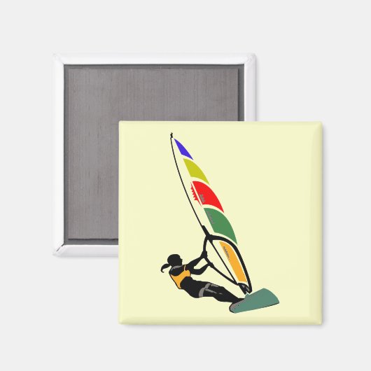 Aimant Planche à voile avec excitation (Recto/Verso)