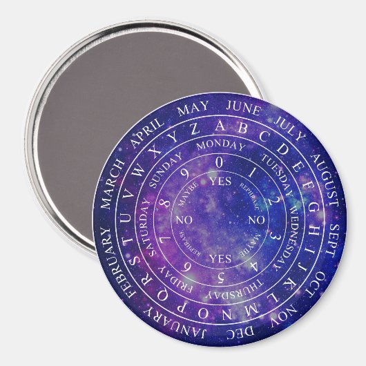 Aimant Planche Pendulaire Diviser Jeu Espace pourpre (Recto/Verso)