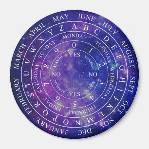 Aimant Planche Pendulaire Diviser Jeu Espace pourpre