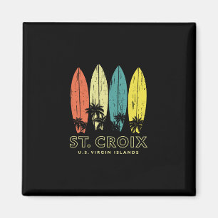 Aimant Planches de surf rétro St Croix Vintage Garçons Fi