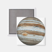 Aimant PLANET JUPITER arrière - plan étoile (système sola (Recto/Verso)