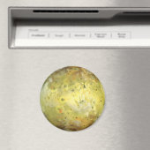 Aimant PLANET JUPITER'S LUNE IO couleur vraie (système so (In Situ (Lave-vaisselle))