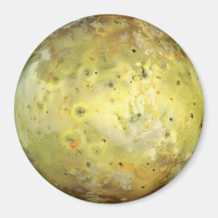 Aimant PLANET JUPITER'S LUNE IO couleur vraie (système so