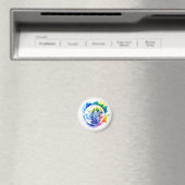 Aimant Planète colorée (In Situ (Lave-vaisselle))