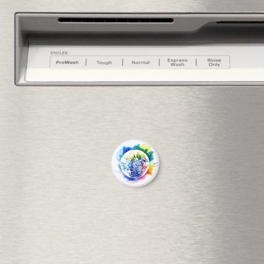 Aimant Planète colorée (In Situ (Lave-vaisselle))