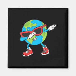 Aimant Planète Terre Anniversaire Jour Dab Super Dabbing