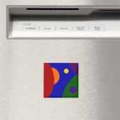 Aimant Planètes arc-en-ciel (In Situ (Lave-vaisselle))