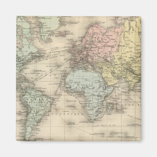 Aimant Planisphère (Devant)