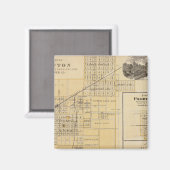 Aimant Plans de Newton, Prairie City (Recto/Verso)