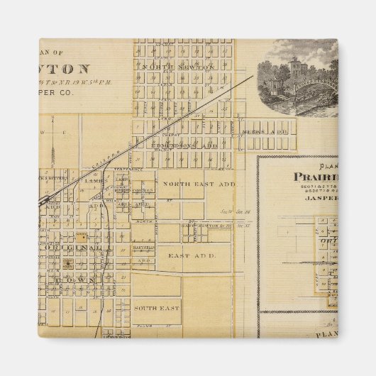 Aimant Plans de Newton, Prairie City (Devant)