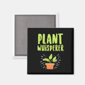 Aimant Plante Whisperer Funny Hobby jardinage (Recto/Verso)