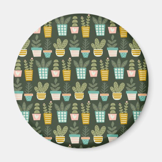 Aimant Plantes succulents (Devant)