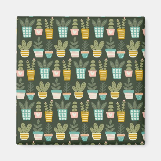 Aimant Plantes succulents (Devant)
