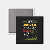 Aimant Plantes succulents (Recto/Verso)