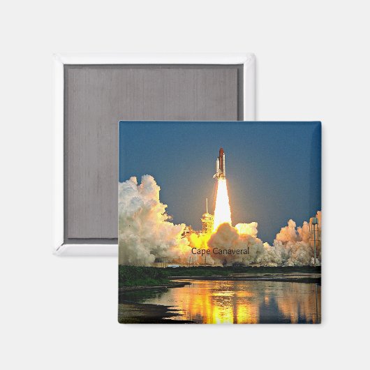 Aimant Plaque de lancement de Cape Canaveral (Recto/Verso)