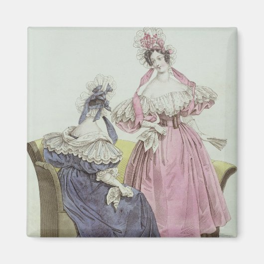 Aimant Plaque de mode, 'Le Follet Courrier Salons (Devant)