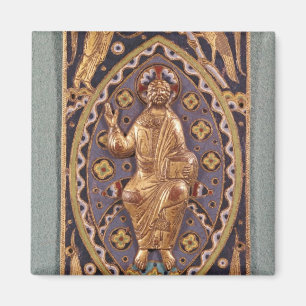 Aimant Plaque de reliquaire dépeignant le Christ
