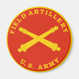 Aimant Plaque de sceau de l'artillerie de campagne