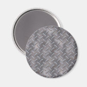Aimant Plaque diamant en acier (Recto/Verso)