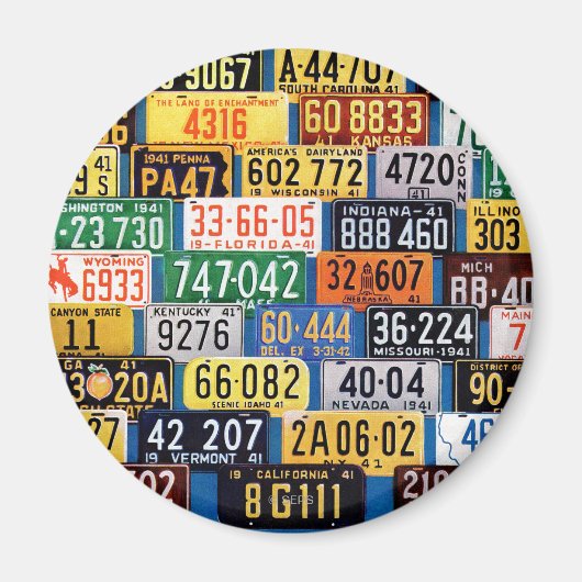 Aimant Plaques de licence par H. Wilson Smith (Devant)