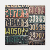 Aimant Plaques de licence vintages (Devant)