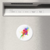 Aimant Plaques de peinture Abstraites Rainbow Lorikeet (In Situ (Lave-vaisselle))