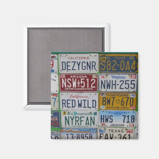 Aimant Plaques de voiture (Recto/Verso)