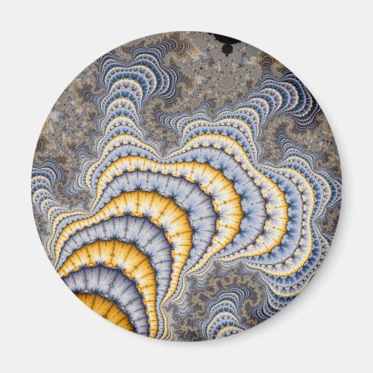 Aimant Plaques fractales - fractales (Devant)