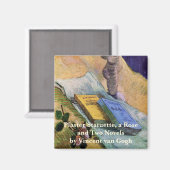 Aimant Plaster Statuette Rose et romans Vincent van Gogh (Recto/Verso)