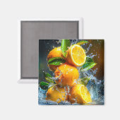 Aimant Plat de citron (Recto/Verso)