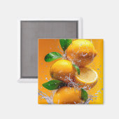 Aimant Plat de citron (Recto/Verso)