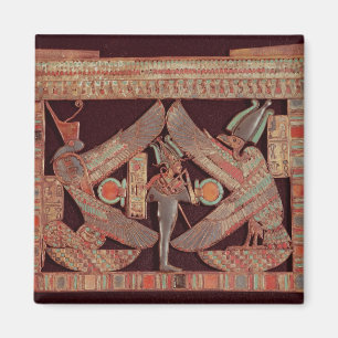 Aimant Plat de sein dépeignant Osiris, un dieu de