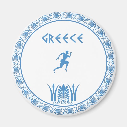 Aimant plat grec (Devant)