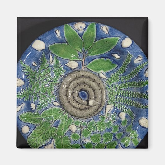 Aimant Plat, Palissy Ware (Devant)