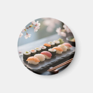 Aimant Plate de Sushi Fleur de Cerisier