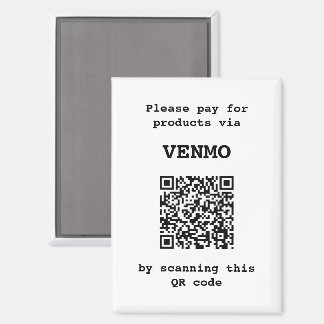 Aimant Plateforme de paiement personnalisable Code QR
