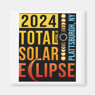 Aimant Plattsburgh New York Total Solar Eclipse 2024