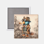 Aimant Platypus Steampunk (Recto/Verso)