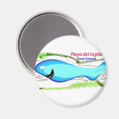 Aimant Playa del Ingles Gran Canaria (Recto/Verso)