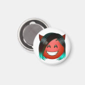 Aimant : Playful Devil Emoji Sticker (Recto/Verso)