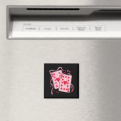 Aimant Playing Cards Valentine 6 7 67 Six Seven Valentine (In Situ (Lave-vaisselle))