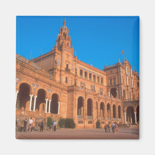 Aimant Plaza de Espana à Séville, Espagne.