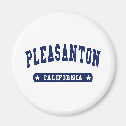 Aimant Pleasanton California College Style tee - shirt (Devant)