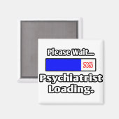 Aimant Please Wait (Recto/Verso)