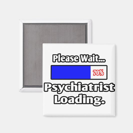 Aimant Please Wait (Recto/Verso)