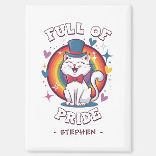 Aimant Plein de fierté Fierté de chat LGBTQ