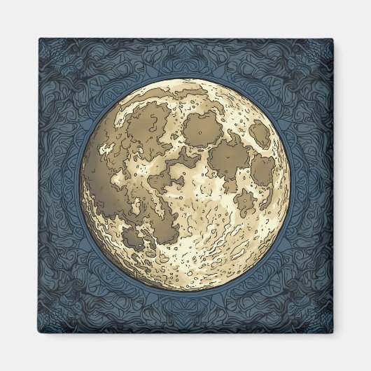 Aimant pleine lune (Devant)